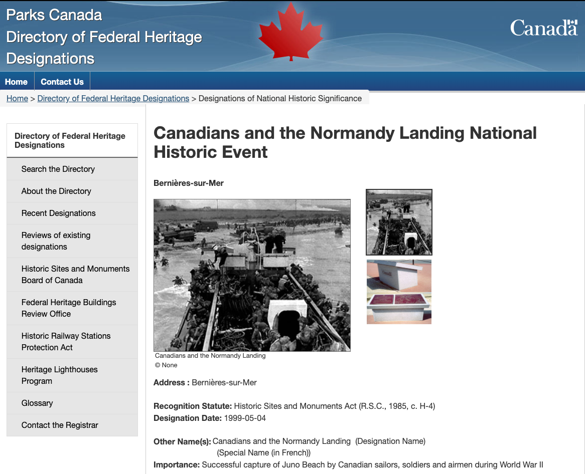 Parks Canada Canadians and the Normandy Landing National Historic Event 10 12 2025 10 44 AM
