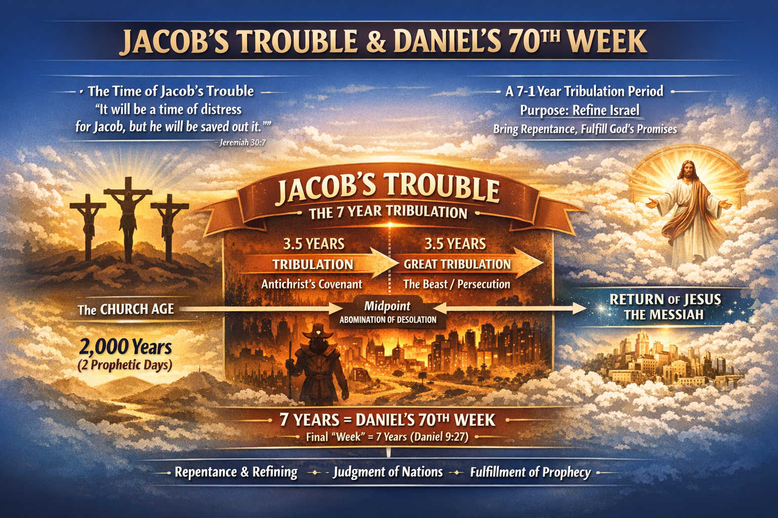 Jacob's Troubles &amp; Daniel's 70th Week - A Conversation With AI Part Five