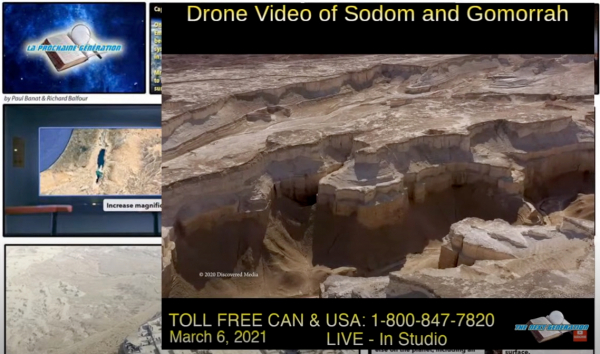 Drone Video Over Sodom and Gomorrah