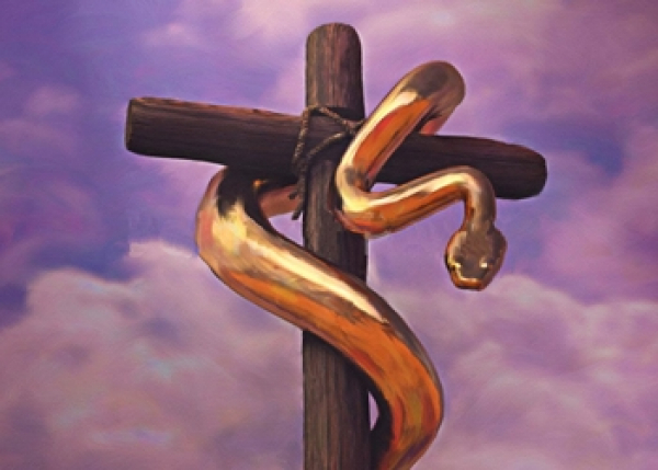 Christ Jesus Lifted Up On The Cross Just Like That Old Brazen Serpent